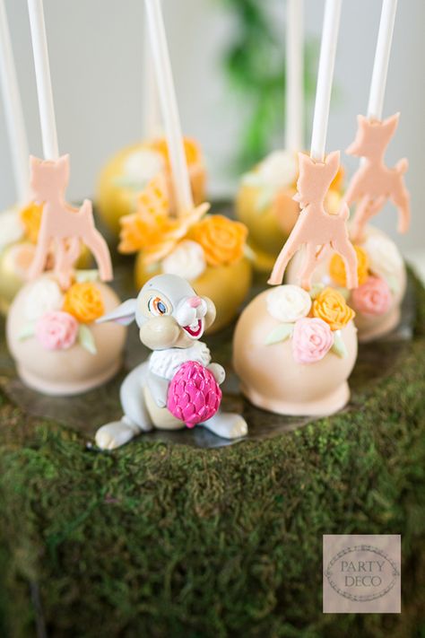 Bambi Cake Pops, Bambi Baby Shower Ideas Centerpieces, Birthday Breakfast Outfit, Bambi Baby Shower Cake, Bambi Baby Shower Theme Girl, Bambi Birthday Party Decoration Girl, Bambi Party Ideas, Bambi Baby Shower Ideas, Bambi Party