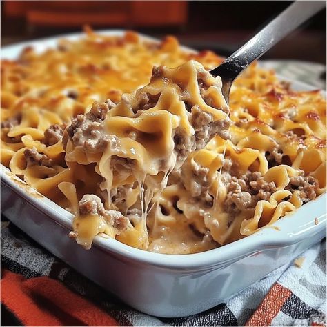 Amish Country Casserole Ground Beef, Recipes With Amish Noodles, Johnny Marzetti Recipe Casseroles, Egg Noodle Casserole Recipes, Egg Noodles Dishes, Amish Recipes Authentic, Beef Casseroles Dinners, Amish Country Casserole Recipe, Egg Noodles Recipes