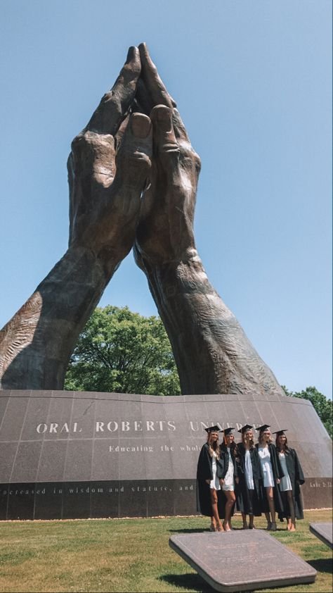 Oral Roberts University, College Graduation Pictures, University Graduation, Dream College, Lion Pictures, Praying Hands, Graduation Pictures, Dream Board, College Graduation