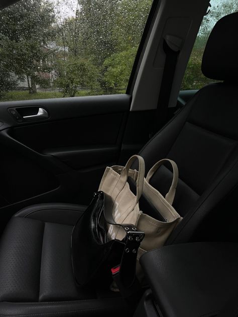 @JadeeAmeliee Shopping Bags In Car Aesthetic, Passenger Seat Pictures, Passenger Seat Aesthetic, Car Seat Aesthetic, October Mood, Inside Car, Packing Luggage, Aesthetic Bags, Car Boot