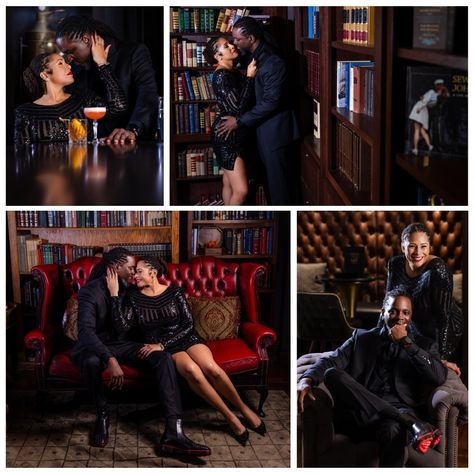 Over 10 years together, 2 years married, and a love that feels like "90s R&B"... 🎶🥰 Kia and Ron celebrated their 2nd wedding anniversary with a beautifully unique session at Thompson’s Bookstore Speakeasy in downtown Fort Worth. And I'm obsessed... With them. Their love. Their vibe. I can't get enough of these two! Swipe through to see a glimpse into their unique anniversary session. Or head to the blog to see and learn more! #linkinbio #thompsonsbookstore #speakeasy #dallasportraitphotog... Speakeasy Couple Photoshoot, Bookstore Speakeasy, Speakeasy Wedding, Downtown Fort Worth, 2nd Wedding, 2nd Wedding Anniversary, Dallas Wedding, Intimate Weddings, Portrait Photo