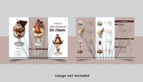 Special trifold delicious ice cream eps ... | Premium Vector #Freepik #vector #background