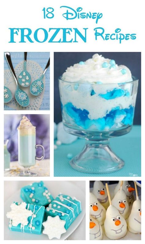 If your child is a Disney FROZEN fan, then check out these 18 Disney FROZEN Recipes which are perfect for a FROZEN movie night or a FROZEN birthday party. - 18 Disney's FROZEN Recipes on Sugar, Spice and Family Life Frozen Birthday Party Drinks, Frozen Smash Cake 1st Birthdays, Frozen Ii Birthday Party, Frozen Cricut Projects Birthday, Frozen Themed Desserts, Frozen 1st Birthday Party, Frozen Kids Party, Simple Frozen Theme Cake, Frozen 2 Birthday Party Ideas