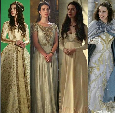 Reign Dresses Gowns, Eighth Grade Dance Dresses, Reign Outfits, Reign Tv Show, Reign Fashion, Reign Dresses, Adelaide Kane, History Fashion, Iconic Dresses