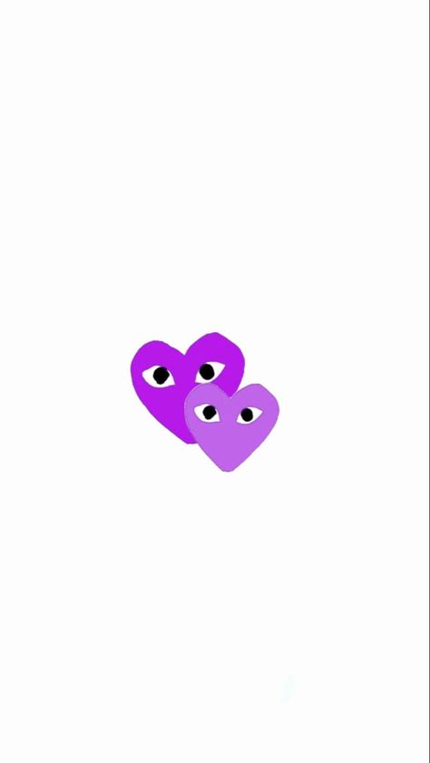 Cdg Heart Wallpaper Purple, Purple Kaws, Cdg Heart Wallpaper, Calm Wallpapers, Cdg Wallpaper, Cdg Heart, Imac Wallpaper, Trending Wallpaper, Trippy Iphone Wallpaper