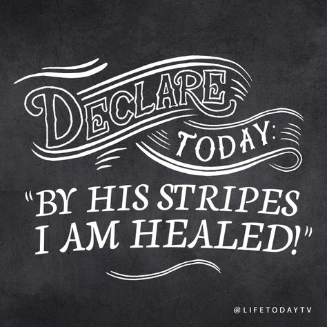 By His stripes I AM healed! By His Stripes You Are Healed, By His Stripes I Am Healed, By His Stripes We Are Healed, I Am Healed, Divine Healing, Spring Wallpaper, Healing Arts, Armor Of God, Spiritual Warfare