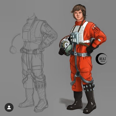 Flight Suit, Luke Skywalker, Flight, Star Wars, Zelda Characters, Stars, Fictional Characters