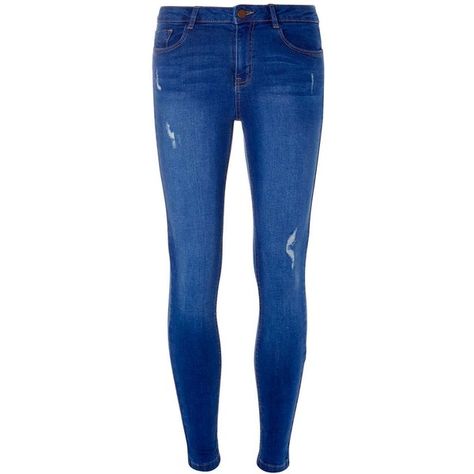 Dorothy Perkins Bright Blue Abrasion 'Darcy' Authentic Super Skinny... (€39) ❤ liked on Polyvore featuring jeans, blue, skinny fit jeans, blue skinny jeans, skinny leg jeans, blue jeans and dorothy perkins Bright Blue Jeans, Ombre Jeans, Pants Blue, Pants Jeans, Polyvore Outfits, Dorothy Perkins, Types Of Fashion Styles, Denim Blue, Bright Blue