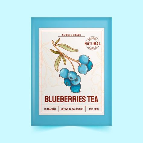 #teapackaging #drink #tealabel #label #packaging #label #tea #beverage #handdrawn #template #blueberries Blueberry Tea, Drinks Packaging, Berry Drink, Tea Labels, Label Packaging, Drinks Packaging Design, Blue Berry, Lemon Tea, Tea Packaging