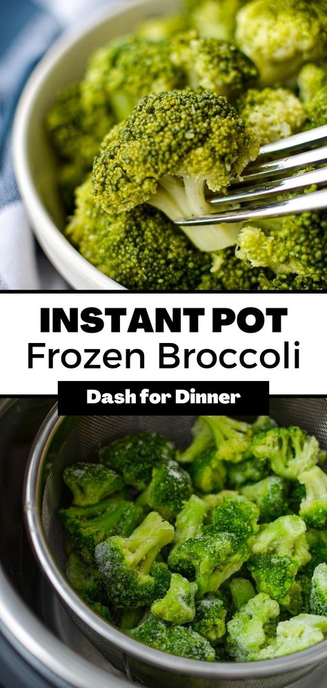 Frozen Broccoli Instant Pot, Broccoli Instant Pot, Cooking Fresh Broccoli, Cheap Side Dishes, Instant Pot Broccoli, Instant Pot Steam, Vegetable Side Dishes Healthy, Crock Pots, Kinds Of Vegetables