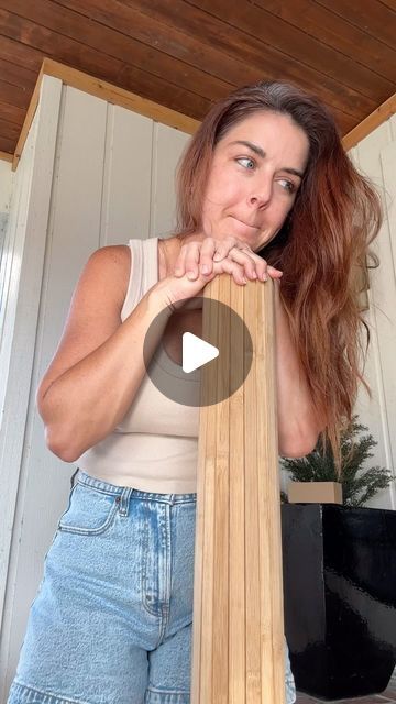 Candace | HOME: Design & DIY on Instagram: "I have this idea for a twist on traditional crown moulding using pole wrap! I took a risk and ordered a form of “bamboo tiki wrap” that took one day to ship and was at least half the price. So far ITS WORKING… next up is install and seeing how it looks on the wall. Don’t tell the authorities bc it really feels illegal that I found this hack 😂🚔!! Comment FUGITIVE for the link to be sent directly to your DMs! 

Paint party, pole wrap, moulding, crown moulding, kids room, power of paint, one room challenge, room makeover" Pole Wrap, Bamboo Wrap, Bamboo Poles, Home Design Diy, Crown Moulding, One Room Challenge, Room Challenge, Wall Molding, Furniture Hacks