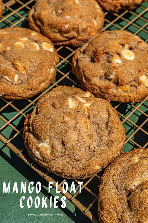 Mango Float Cookies Mango Cookies Recipe, Mango Cookies, Mango Bread, Mango Float, Ice Cream Scooper, Dried Mangoes, Filipino Desserts, Filipino Dishes, Filipino Recipes