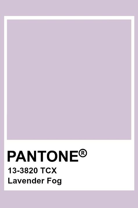 Pantone Lavender Fog