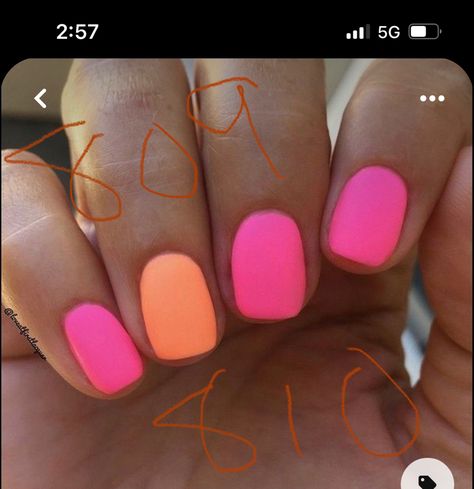 Colorful Nail Designs, Get Nails, Neon Nails, Nail Polish Designs, Dipped Nails, Nail Designs Summer, Powder Nails, Holiday Nails, My Sister