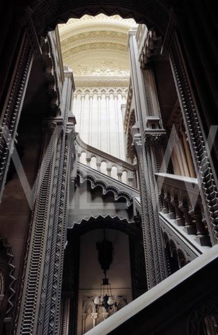 Beauxbatons Castle, Castle Staircase, Penrhyn Castle, Grand Staircases, Trust Images, Northern Wales, Norman Castle, Castle Interior, Architecture Antique