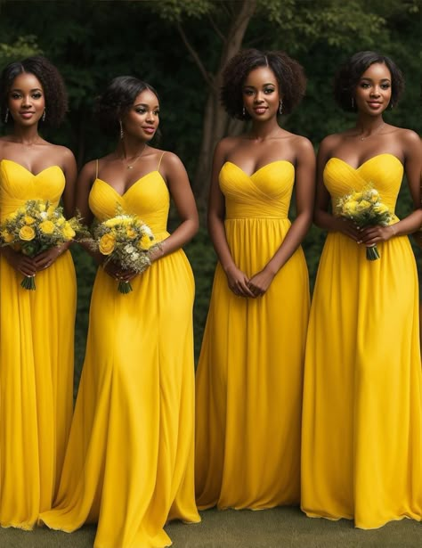 Sunflower Yellow Bridesmaid Dresses, Prom Satin Dress, Satin Dress Wedding, Bridesmaid Dress Sage, Chifon Dress, Bridesmaids Outfits, Beauty And Beast Wedding, Red Quinceanera Dresses, Bridesmaid Dress Collection