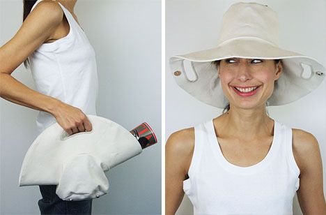 It's a bag!  It's a hat!  Multifunctional clothing design. Multifunctional Fashion Design, Transforming Fashion, Multifunctional Clothes, Multifunctional Fashion, Multifunctional Clothing, Transforming Dress, Sustainable Fashion Upcycling, Transform Clothes, Functional Aesthetic