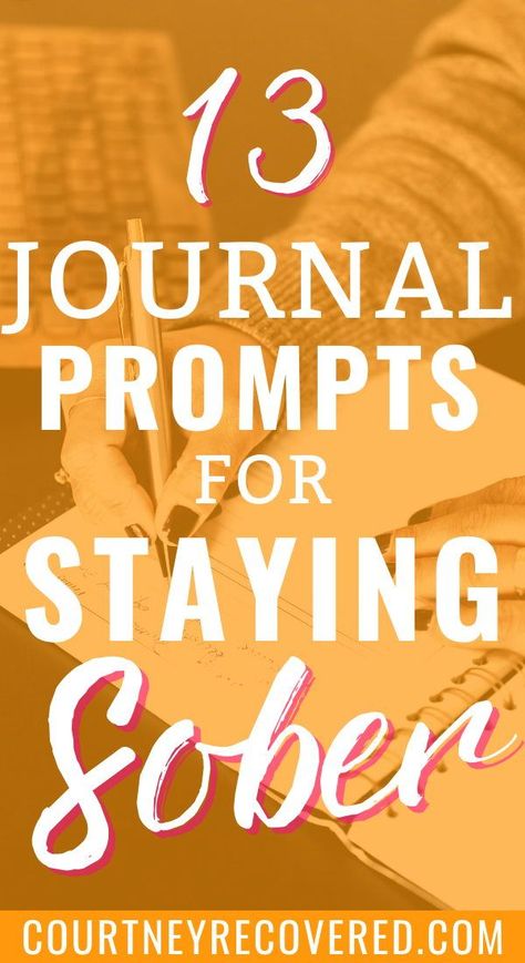 Journal prompts for recovery and sobriety | 13 journaling ideas for early sobriety. What to journal about when you quit drinking to stay sober Journal Prompts For Recovering Addicts, Journal Prompts For Alcoholics, Soberity Journal Prompts, Alcohol Journal Prompts, Journal Prompts For Addicts, Journal Prompts For Recovery, Recovery Journaling Prompts, Recovery Topics, What To Journal About