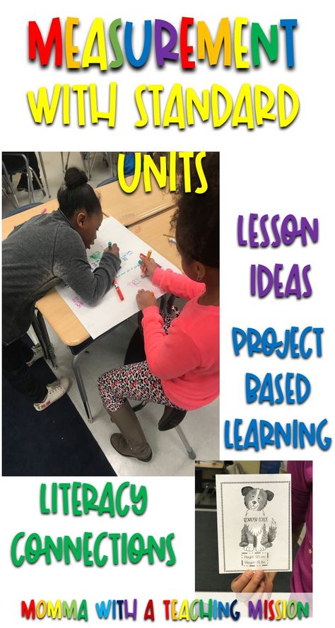 In 2nd grade, students start to measure with standard units such as inches, feet, yards, centimeters, and meters. I lay out how I teach this measurement unit in my second grade classroom. There are lesson ideas, great read alouds for literacy connects, as well as a project based learning activity that I did to assess my students transfer of their conceptual understanding of measurement. These ideas could be adapted for 1st grade, or 3rd grade as well. #length #lessonplans #commoncore #2nd Centimeters And Meters, Data Activities, Teacher Collaboration, Teaching Measurement, Project Based Learning Math, Second Grade Classroom, Conceptual Learning, Three Digit Numbers, Measurement Activities