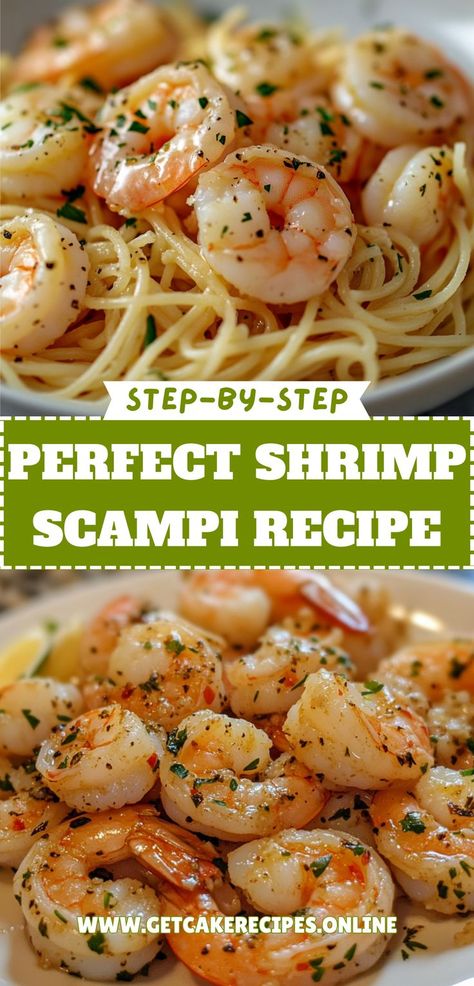 A delicious plate of Shrimp Scampi featuring shrimp, pasta, and fresh herbs, perfect for the Shrimp Scampi Recipe pin. Best Shrimp Scampi Recipe, Healthy Shrimp Scampi, Easy Shrimp Scampi Recipe, Easy Shrimp Scampi, Flavorful Dinner, Zesty Sauce, Shrimp Scampi Recipe, Scampi Recipe, Easy Shrimp