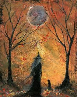 Baba Jaga, Photo Halloween, Samhain Halloween, Baba Yaga, Halloween Painting, Halloween Vintage, Halloween Images, Art Halloween, Witch Art