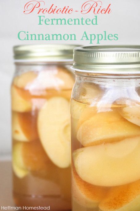 Fermented Apples, Fermented Recipes, Cultured Food, Fermented Veggies, Fermentation Recipes, Fermented Vegetables, Gaps Diet, Probiotic Foods, Canning And Preserving