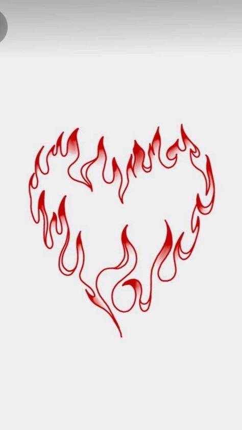 16 Tattoo, Flame Tattoos, Sharpie Tattoos, Dope Tattoos For Women, Red Tattoos, Tattoo Stencil Outline, Love Tattoo, Tattoo Design Book, Tattoo Outline