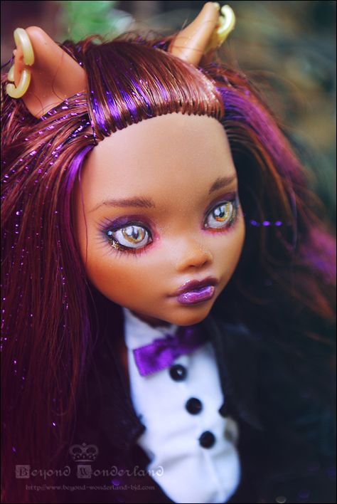 Monster High Custom Doll, Clawdeen Wolf, Custom Monster High Dolls, Monster High Custom, Monster High Repaint, Monster High Dolls, My Works, Custom Dolls, Monster High