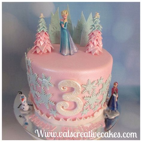 Pastel Frozen, Cake Purple, Elsa Cake, Elsa Cakes, Simple Cake, Frozen Cake, Easy Cake, Birthday Cakes, Birthday Ideas