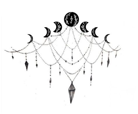 Moon Throat Tattoos Women, Pretty Chest Tattoos For Women, Chest Tattoo Female Underboob, Gothic Sternum Tattoo Women, Sternum Tattoo Unique, Celestial Sternum Tattoo, Witchy Underboob Tattoo, Plus Size Sternum Tattoo, Goth Underboob Tattoo