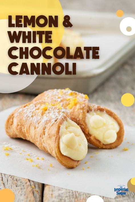 Chocolate Cannoli Recipe, Cannoli Recipe Easy, Homemade Cannoli Recipe, Chocolate Cannoli, Lemon And White Chocolate, Birthday Recipes, Cannoli Filling, Cannoli Recipe, Cannoli Cream