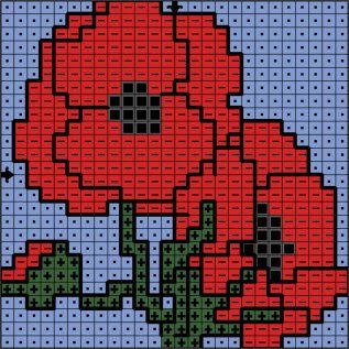 Beaded Poppies, Free Plastic Canvas, Tent Stitch, California Poppies, Plastic Canvas Coasters, Plastic Canvas Pattern, Remembrance Sunday, Plastic Canvas Stitches, Plastic Canvas Ornaments