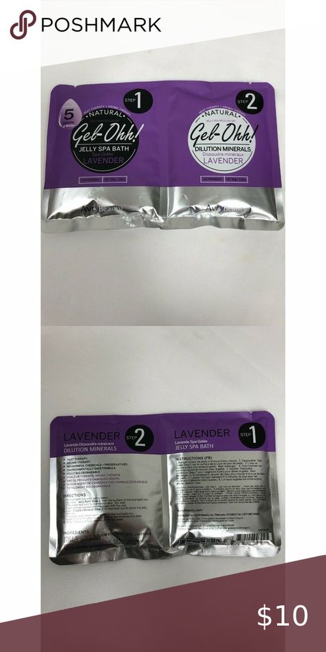 AVRY BEAUTY Jelly Pedicure Pedi Spa Foot Bath Set of 1 & 2  ** Lavender** Jelly Pedicure, Foot Bath, Bath Set, Bath Sets, Jelly, Lavender, Spa, Bath, Shop My