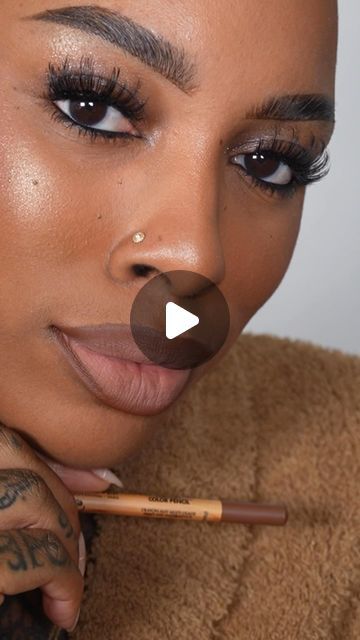 Lip Liner Tattoo Before And After, Light Beat Makeup Black Women, Lip Liner And Gloss Combo Black Women, Lipliner Tutorial, Raven Simone, Lip Liner Tutorial, Spice Lip Liner, Lip Liner Tattoo, Lipstick On Brown Skin