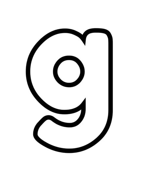 Printable lowercase bubble letter g stencil, cutout, outline, template Capital G In Cursive, G In Bubble Letters, Letter G Coloring Page, Bubble Alphabet Letters, Bubble Letter Template, Letter G Dot Page, Bubble Letters Lowercase, G Alphabet, Bubble Numbers