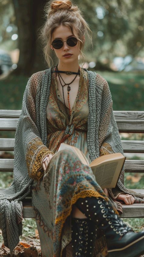 Bohemian Dress, Boho Chic Fashion, Bohemian Style