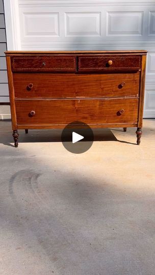 90 reactions · 10 comments | I bought this dresser from a church as part of their yard sale. I typically would have passed because of condition on the veneer, but decided to go ahead and get this piece. The shape and size is EVERYTHING 😍. It’s not perfect, but I did add more years to its life 🥳 • • • #furnitureflips #dresser #makeover #payingoffdebt #paintedfurniture #furnituremakeover #refurbishedfurniture #upcyclefurniture #transformation #fusionpaints | Sam | furniture flips | DIY | sams_furniture_flips · Original audio Veneer Furniture Makeover, Refinish Furniture, Furniture Flips, Dresser Makeover, Refurbished Furniture, Flipping Furniture, Upcycled Furniture, Refinishing Furniture, Yard Sale