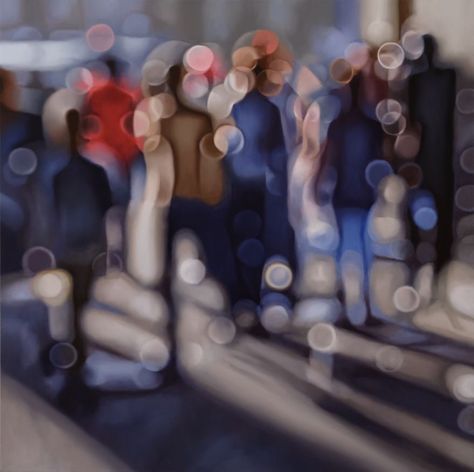 Artist Shows How People With Bad Eyesight See The World Without Glasses In 12 Oil Paintings (New Pics) | Bored Panda Philip Barlow, Bad Eyesight, Eye Sight Improvement, South African Artists, Out Of Focus, A Level Art, Artist Paint, See The World, Oil Painting Abstract