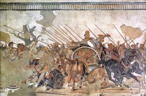 Battle Of Issus, Darius Iii, Hellenistic Art, Cyrus The Great, Greek Paintings, Ancient Words, Animal Behaviorist, History Of The World, Ancient Greek Art