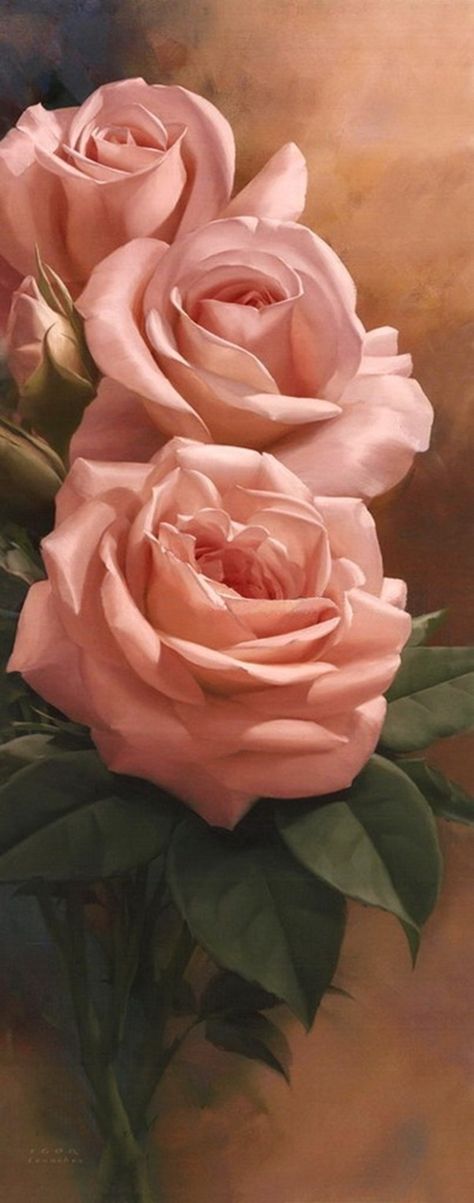 Impressioni Artistiche : ~ Igor Levashov ~ Rose Belle, Trendy Plants, Rose Stem, Mosaic Wall Art, Diamond Mosaic, Deco Floral, Beautiful Rose Flowers, Love Rose, Arte Floral