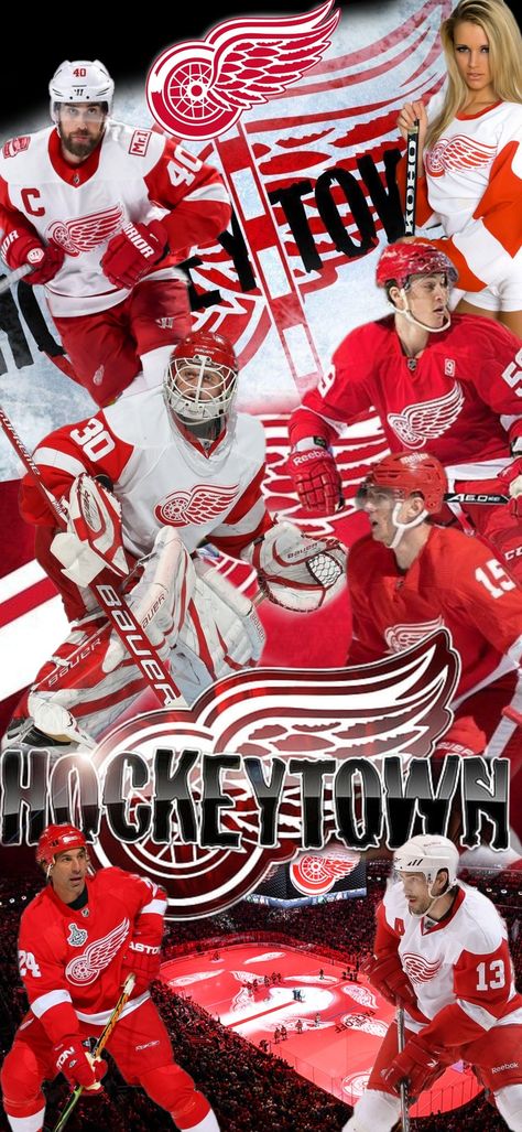 Wings Wallpaper Iphone, Detroit Red Wings Wallpaper, Red Wings Wallpaper, Detroit Redwings, Detroit Red Wings Hockey, Wings Wallpaper, Red Wings Hockey, Stanley Cup Champions, Nhl Players