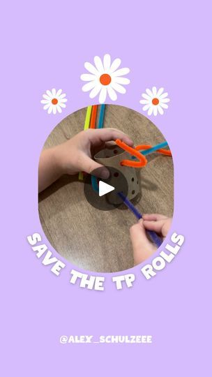 1.2K views · 5.4K reactions | Always save the toilet paper rolls. There are so many fun things you can do with them. This was a fun one for both my preschooler and toddler. The preschooler added an extra challenge for himself by threading each pipe cleaner more than once. And then the toddler removed them all 😂 | Alex Schulze | Kali Uchis · Never Be Yours Toddler Skills, Preschool Centers, Baby Play Activities, Preschool Activities Toddler, Small Group Activities, Toilet Paper Rolls, Motor Skills Activities, Preschool Art Activities, Diy Toddler