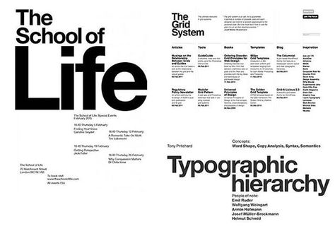 deandi.agencyVisual hierarchy #Typography #hierarchy is really #important in all #design #fields. #Size and #weight of the #font can easily #indicate which #words or #letters are the most important, so #keepinmind this #aspect when you #create your #text. You also have to #remember that you can #achieve a #great #visual hierarchy through the #position and #color of the text. Hierarchy Design, Typographie Inspiration, Visual Hierarchy, Layout Design Inspiration, Swiss Design, Typography Layout, Graphic Design Fonts, Typographic Poster, Grand Cayman