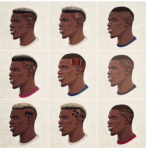 Which haircut is Pogba's best?😎 Pogba Hair, Paul Pogba Haircut, Afro Hair Drawing, Superhero Template, Paul Pogba Manchester United, Sketch Hair, Black Boy Hairstyles, Costume Concepts, Black Hair Inspiration