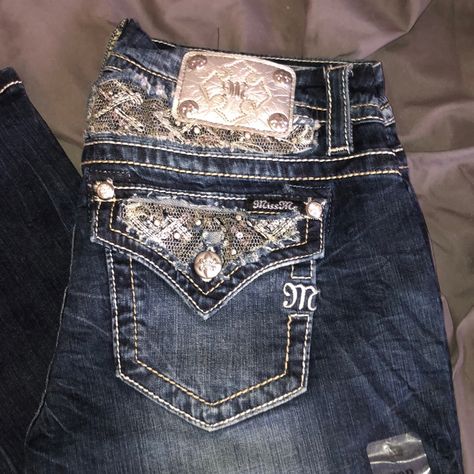 Brand New Miss Me Boot Cut Jeans, Never Worn Before. 2000’s Outfit, 2000s Clothing, Mcbling Fashion, 2000s Fashion Trends, 2000s Clothes, Downtown Outfits, Miss Me Jeans, 2000s Fashion Outfits, Swaggy Outfits