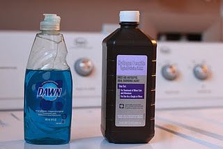 ONLY SPOT REMOVER YOU WILL EVER NEED: Mix a 1:2 ratio of Dawn dish soap and hydrogen peroxide (1 part soap, 2 parts HP). Put on stain and watch it disappear. For those stubborn, washed-in stains put the remover on the stain, let it sit for a few minutes, rinsed, and repeat. Homemade Stain Removers, Stain Remover Clothes, Carpet Cleaning Solution, Laundry Stains, Spot Remover, Carpet Cleaning Hacks, Dawn Dish Soap, Professional Carpet Cleaning, Homemade Cleaning Products