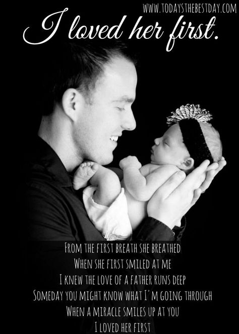 "I loved her first" Nothing is more precious than a dad who loves his daughter! - Things I Want My Daughter to Learn Before Dating: To My Daughter From Daddy, Father And Daughter Love, Baby Fotografie, Father Daughter Quotes, Mother Daughter Quotes, I Love My Daughter, Fathers Day Quotes, Father Quotes, Daughter Quotes