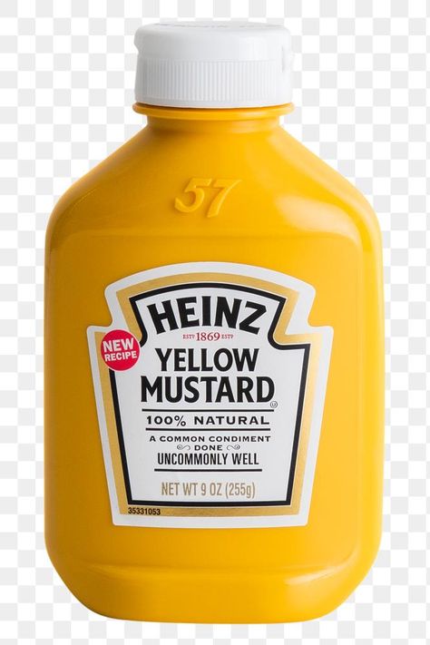 Heinz yellow mustard. JANUARY 29, 2020 - BANGKOK, THAILAND | free image by rawpixel.com / Teddy Rawpixel Png Elements, Food Label, Mustard Sauce, January 29, Yellow Mustard, Food Labels, Home Recipes, Bangkok Thailand, Mustard Bottle