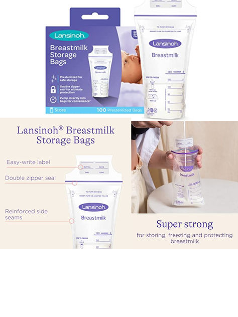 Introducing Lansinoh Breastmilk Storage Bags, the ultimate solution for breastfeeding moms who want convenient and reliable storage for their precious breast milk. With their exceptional features and thoughtful design, Lansinoh Breastmilk Storage Bags offer a hassle-free experience while ensuring the highest level of hygiene and safety for your baby's milk. Breastmilk Storage Bags, Bagged Milk, Breastmilk Storage, Baby Milk, Safe Storage, Baby Bottle, Bottle Feeding, Simple Bags, Storage Bags