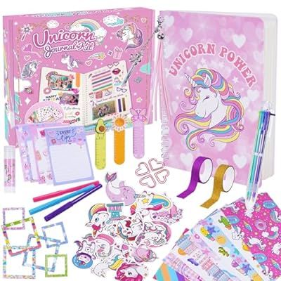 50% off Unicorn DIY Scrapbook Kit, Pink Journal Set Code: 50878SOC Deal Price: $12.99 Original Price: $25.99 Ending date: 2023-12-10 #ad Unicorn Journal, Teen Girl Birthday Gifts, Girl Birthday Gifts, Unicorn Diy, Pink Journal, Frozen Toys, Journal Set, Unicorn Theme